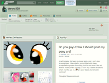 Tablet Screenshot of dororo328.deviantart.com