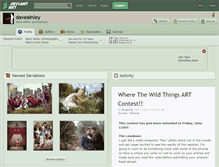 Tablet Screenshot of daveainley.deviantart.com