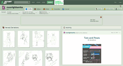 Desktop Screenshot of moonlightkamika.deviantart.com