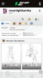 Mobile Screenshot of moonlightkamika.deviantart.com