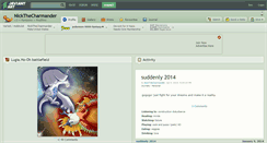 Desktop Screenshot of nickthecharmander.deviantart.com