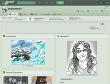 Tablet Screenshot of inuranma44.deviantart.com