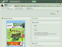 Tablet Screenshot of d0rn.deviantart.com