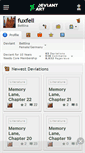 Mobile Screenshot of fuxfell.deviantart.com