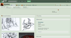 Desktop Screenshot of nickyblack.deviantart.com