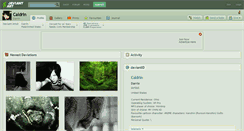 Desktop Screenshot of caldrin.deviantart.com