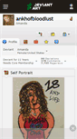 Mobile Screenshot of ankhofbloodlust.deviantart.com
