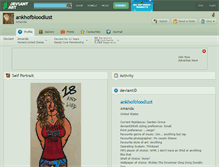 Tablet Screenshot of ankhofbloodlust.deviantart.com