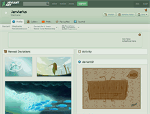 Tablet Screenshot of janviarius.deviantart.com