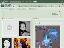 Tablet Screenshot of mcody69.deviantart.com