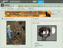 Tablet Screenshot of andrael.deviantart.com