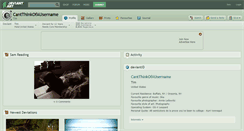 Desktop Screenshot of cantthinkofausername.deviantart.com