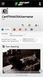 Mobile Screenshot of cantthinkofausername.deviantart.com