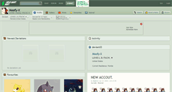 Desktop Screenshot of moofy-x.deviantart.com