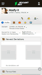 Mobile Screenshot of moofy-x.deviantart.com
