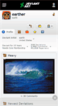 Mobile Screenshot of earther.deviantart.com