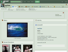 Tablet Screenshot of earther.deviantart.com