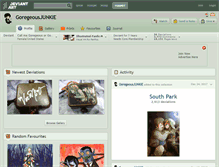 Tablet Screenshot of goregeousjunkie.deviantart.com