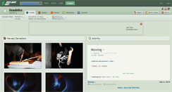Desktop Screenshot of deadmiko.deviantart.com