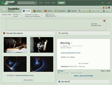 Tablet Screenshot of deadmiko.deviantart.com