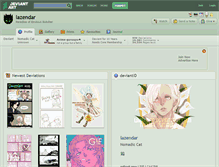 Tablet Screenshot of lazendar.deviantart.com