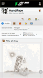 Mobile Screenshot of mundipace.deviantart.com