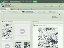 Tablet Screenshot of dalgoda7.deviantart.com