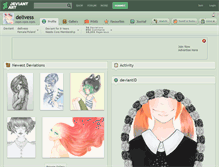 Tablet Screenshot of delivess.deviantart.com