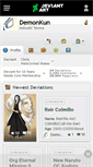 Mobile Screenshot of demonkun.deviantart.com