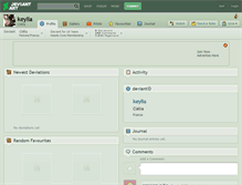 Tablet Screenshot of keylia.deviantart.com