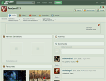Tablet Screenshot of pandemic-3.deviantart.com