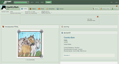 Desktop Screenshot of country-bum.deviantart.com