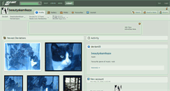 Desktop Screenshot of beautyskamikaze.deviantart.com