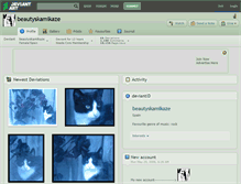 Tablet Screenshot of beautyskamikaze.deviantart.com