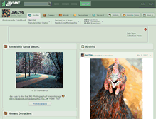 Tablet Screenshot of jms296.deviantart.com