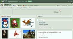 Desktop Screenshot of chivalry-es.deviantart.com