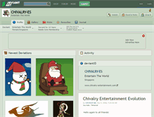 Tablet Screenshot of chivalry-es.deviantart.com