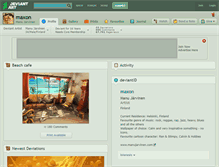Tablet Screenshot of maxon.deviantart.com