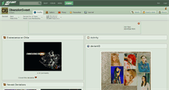 Desktop Screenshot of obsessionsweet.deviantart.com
