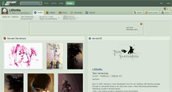Desktop Screenshot of lillilolita.deviantart.com