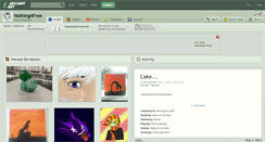 Desktop Screenshot of nothing4free.deviantart.com