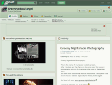 Tablet Screenshot of greeneyedsoul-angel.deviantart.com