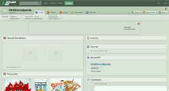 Desktop Screenshot of binktheredpanda.deviantart.com