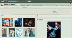 Desktop Screenshot of child-of-the-dragon.deviantart.com