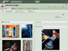 Tablet Screenshot of child-of-the-dragon.deviantart.com