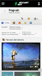 Mobile Screenshot of frogwah.deviantart.com