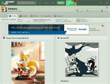 Tablet Screenshot of akusuru.deviantart.com