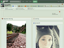 Tablet Screenshot of kona570.deviantart.com