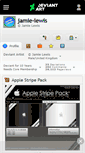 Mobile Screenshot of jamie-lewis.deviantart.com
