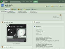 Tablet Screenshot of jamie-lewis.deviantart.com